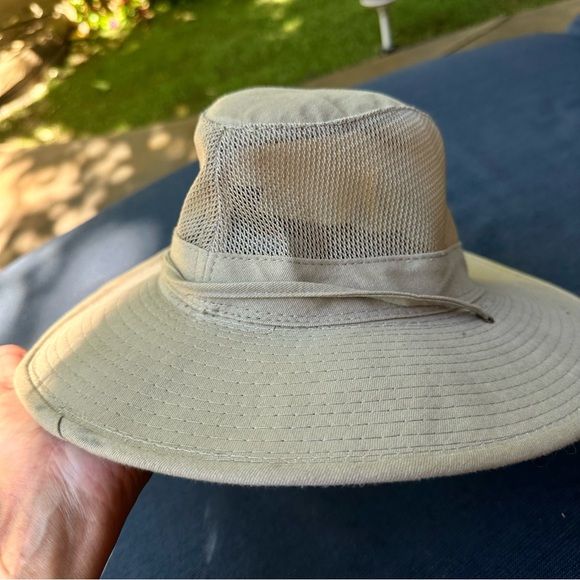 Dorfman Pacific Men's Brushed Twill-and-Mesh Safari Hat Size Medium - Picture 8 of 10